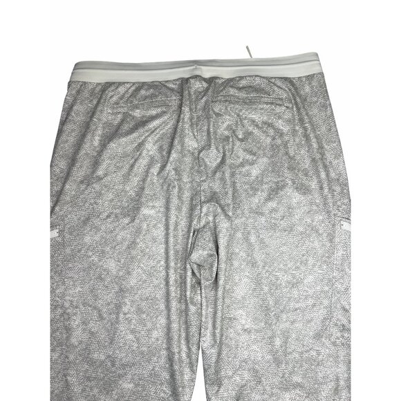 Athleta Venture Printed Jogger Pants Light Gray Stretch Size 20W - Picture 7 of 13